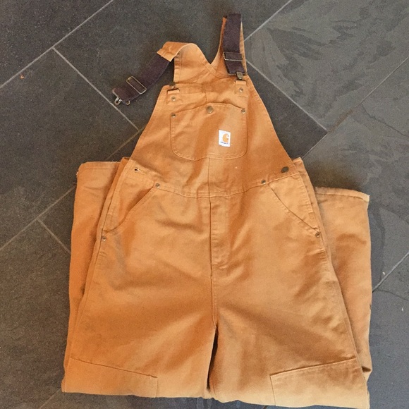 pink carhartt insulated bibs